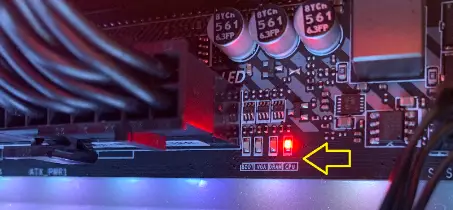 What Does Red Light On Motherboard Mean?