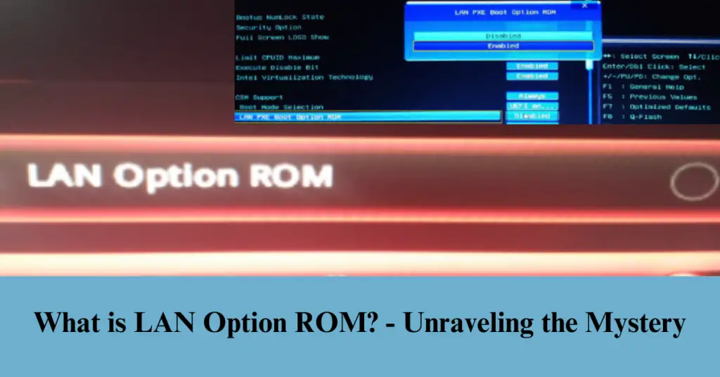 What is LAN Option ROM - Unraveling the Mystery
